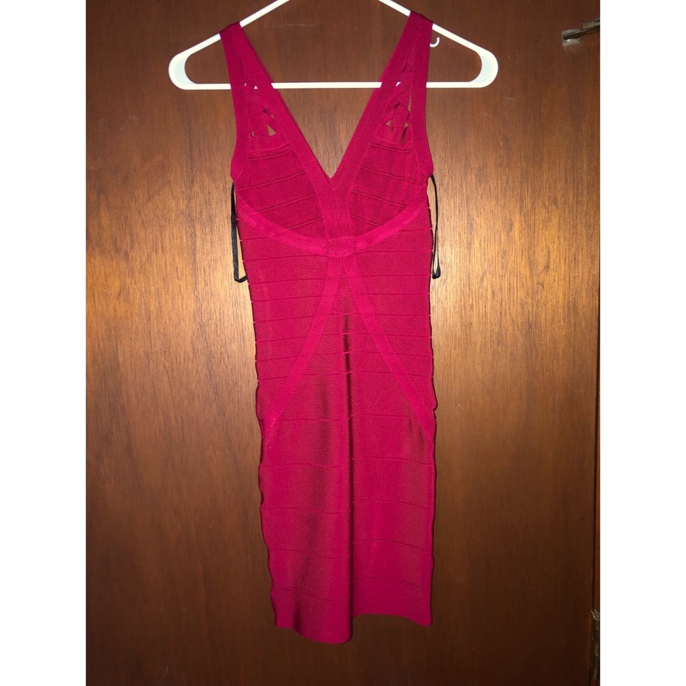 Red Bebe dress